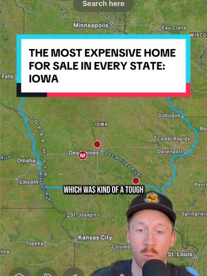 Iowa’s most expensive home  for sale!  *Note:  I do note own any of these photos shown, nor do I have any relationship or agreement with the listing agent or seller (unless stated) I simply make videos on homes I find interesting and cool for the sake of reporting. If you’d like me to tag you or take down any post for any reason I have no problem doing so. thank you :)  #mansions #house #homedecor #realestate #mansion