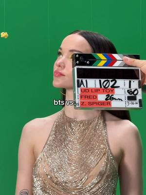 new hyperfixation unlocked.  lip toy in shade pop off on @Dove Cameron  #urbandecay #dovecameron #lipoil #bts 