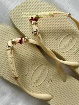 I’ll be wearing these all summer☀️🩴 #havaianas #flipflops #shoecharms #summersandals #summershoes 