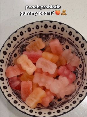 Sweet tooth? Same. Trying to be kinder to your gut? Also same. 🍑🧸✨ #Recipe #snackhack #sweetooth #probioticsnack 