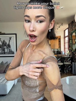 Tights tops DIY pt 4894934 #ballettok #leotard 