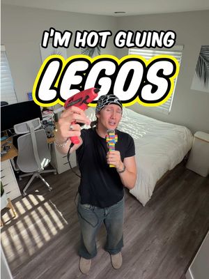 DAY 1 of covering my room with 1 LEGO per new follower!!! How many legos do you think it will take to cover my whole room? 👀 closest to the answer gets the Lego set of their choice 🫣 #legoroom #lego #legos #room 