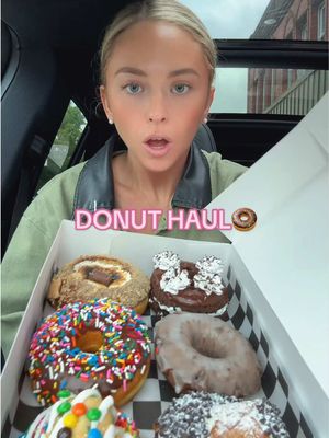 Skipped the Scoop and Scootery line for these donuts from  📍 @Once Bitten Donuts in Red Bank, New Jersey  ##donutshop##mukbang##eatwithme