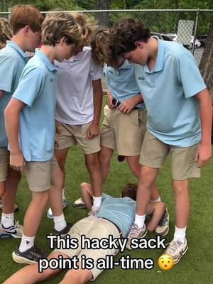 Kids are living it up 😂 (via aca_7th_sack/IG) #hackysack #school