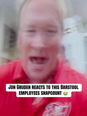 Jon Gruden reacts to this Barstool employee Marty Mush’s snapcount 😭 #nfl #qb #CollegeFootball 
