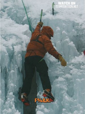 One slip and it gets real fast. Learning from @Fay Manners , Selema finds out how unforgiving ice climbing can be. When you’re hanging off a wall of ice, there’s no room for hesitation. Full episode at teamignition.net @Team Ignition 🔥  #Ad