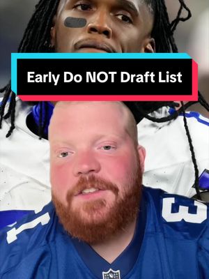 Early DO NOT DRAFT list! #fantasyfootballadvice #fantasyfootball #fantasyfootballtips #mikedavis 