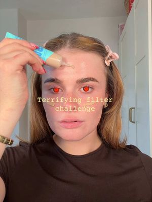 Trying not to activate the filter 🤭 @essence cosmetics primer @rimmellondon foundation,lip combo,setting spray @SHEGLAM cream bronzer @MaybellineUK mascara @nyxcosmetics_uk cream blush #makeuptrends #makeup #filterchoosesmymakeup #makeupchallenge 