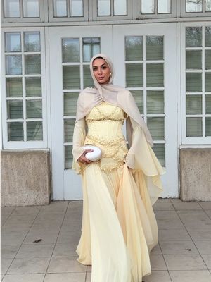 wedding season is here!! 💛 #weddingguest #modestdress #hijab 