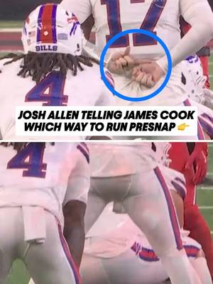 #joshallen and #jamescook are connected in the backfield 🤝 #buffalobills #tnfonprime #nfl