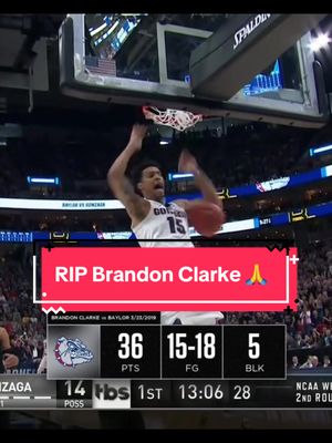 Relive Brandon Clarke’s LEGENDARY 36-point performance for Gonzaga against Baylor 🙌 #brandonclarke #NBA #grizzlies #gonzaga #basketball 