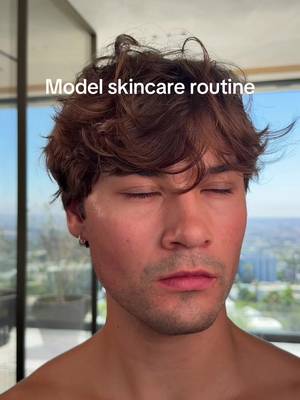 My skincare routine as a model🫧🧴#skincare #hair #grwm #fy #nathan 