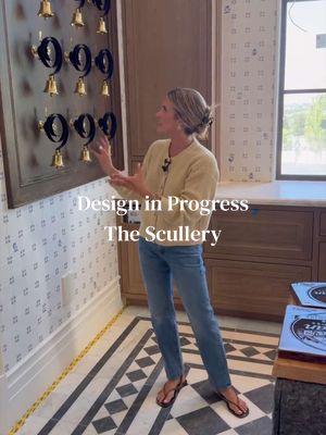 There's so much to love in the scullery at our latest project. Here's one of our favorite details in the space.