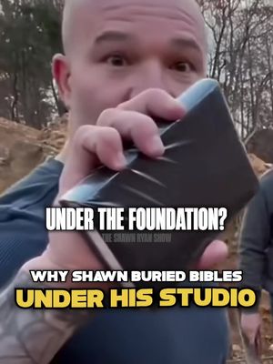 Shawn Ryan Buries Bibles Under His Studio. 😳 #bible #god #shawnryanshow #podcast 