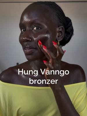 @Hung Vanngo Beauty Tansculpt bronzing contour balm. @HungVanngo this is how you make a bronzer for dark skin😍🫶🏿                                             #hungvanngobeauty #bronzer #blackgirlmakeup #contour 