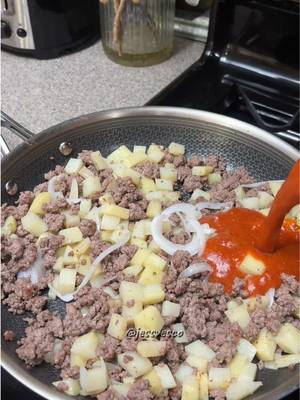Carne molida en salsa de chile chipotle 🌶️  #chipotle #recetasdecarnemolida #recetasfaciles #mexicanrecipes #EasyRecipes