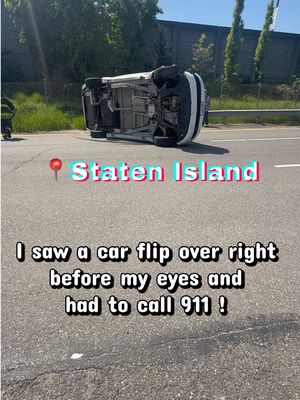 This was scary! 😳🫣 #scary #statenisland #ny #carsontiktok #caraccident 