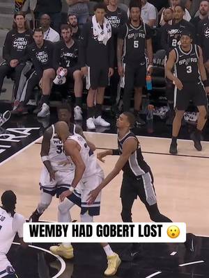 Dylan Harper’s reaction 😭 #NBA #basketball #wemby #rudygobert #spurs 