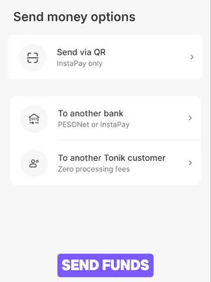 Adulting looks much better in purple. 💜​ ​ Pay bills, shop & dine via QRPh, grow your savings and more, all in the Tonik app!​    ​ Learn more in tonikbank.com.​ Download the Tonik app today: https://apps.apple.com/PH/app/id1541576007?mt=8