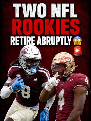 Leveon Moss & Squirrel White retired from the NFL after less than three weeks 😳 #nfl #CollegeFootball #d1football #footballtiktok #NIL 