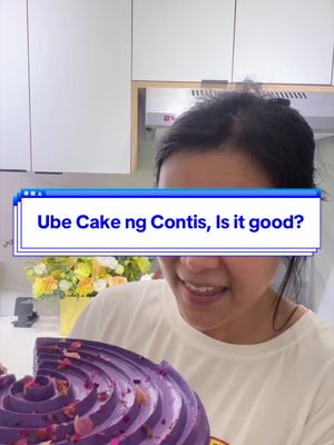 Is this an Ube lover's dream or too much?  Conti's Ube Custard Cake Php 1175 #ubecake #foodtokph #foodtiktokph 
