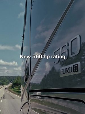 The all-new 13-liter diesel engine, with a top rating of 560 hp – for confident performance.