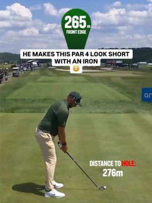 Ever heard of a tap in Eagle? 😳 Burmy with the shot of the @LIV Golf Virginia tournament on number eight #golf #livgolf #golfswing #golftips