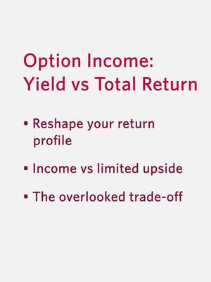 Yield vs. total return — what’s the real difference? Find out how option income fits into your strategy at CibcVirtual.com/OptionsEducationMonth2026. #SmartInvesting #FinanceTok