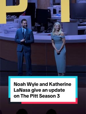 Baby Jane Doe taking formula well!!! At @Warner Bros. Discovery’s #upfront presentation, #NoahWyle and #KatherineLaNasa gave an update on #ThePitt Season 3, which is starting production soon. @HBO @HBO Max 