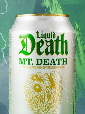 ⛰️☠️ No artificial sweeteners, no caffeine, tons of flavor ☠️⛰️ MT Everest is no longer impressive. Tell your friends you spent 2 months and $60K conquering MT Death. With huge flavor, no caffeine, and just 10 calories, this citrus-flavored sparkling water won’t just murder your thirst, it will murder your craving for neon green soda. This flavor was previously called "Mtn Don't" but we changed the name because a big beverage corporation threatened to sue us. Perhaps they were worried we made something a little too good? Either way, see what the internet is screaming about. Run to your favorite convenience store or to Amazon right now. Link in bio.