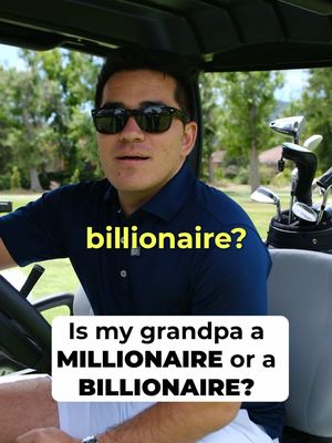 Millionaire vs Billionaire, grandpa edition. Do you think her grandpa is a billionaire? #FlyAmalfi #Millionaire #Billionaire @thekolinjones 