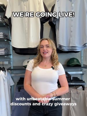 Starts Friday at 2 pm PST! You won’t want to miss this 🙂‍↔️   #tiktoklive #tiktokmademebuyit #tiktokshop #elevatedbasics 