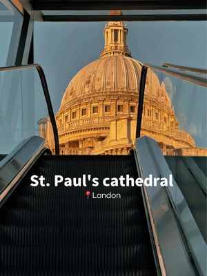 Some places in London never lose their magic ✨ St. Paul's Cathedral is one of them: timeless, grand and somehow still able to make the city feel quiet for a moment. 🤎 #visitlondon #stpaulscathedral 