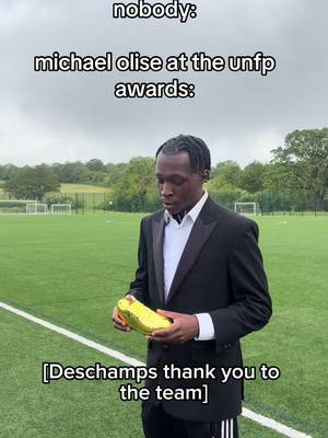 olise couldn’t do the no caption meth when accepting his award😂 #football #olise #bayern #11able  @sarah 🌟 @Zayn Farooqui 