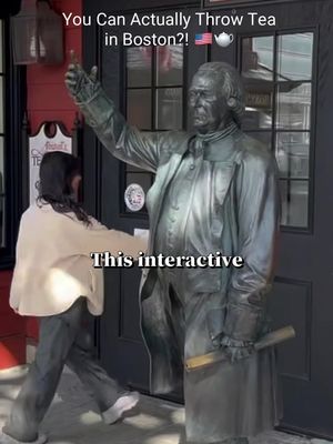 If you're visiting Boston, this is one experience you don't want to miss! It's not your typical museum. You actually step into history, interact with live actors, and even throw tea into the harbor It's such a fun and immersive way to learn about one of the most iconic moments in American history. Add this to your Boston itinerary ✨ #boston 