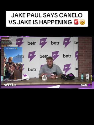 THE FIGHT OF THE CENTURY 😳 #jakepaul #canelo #boxing (via @Jake Paul)
