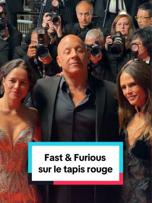 Vin Diesel, Michelle Rodriguez & Jordana Brewster, at the screening of #fastandfurious at the Festival de Cannes #cannes2026 #onregardequoi #redcarpet 