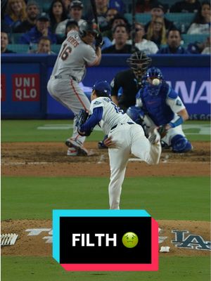 Yamamoto FILTH 🤢 #MLB #baseball #pitcher #dodgers @Los Angeles Dodgers 山本由伸 ハイライト 