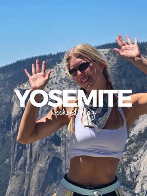 yosemite vlog! 🏕️ one of the best weekends ever #yosemite #yosemitecamping #camping 