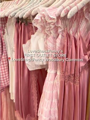 Tomorrow’s the day💕🎀 Our very first LoveShackFancy OUTLET opens at Woodbury Common!! Think dreamy florals, bows, ruffles, and all your favorite pieces at can’t-miss prices 🤭✨ Meet us there at 10AM for opening day surprises 💖🛍️ Who’s coming?! #loveshackfancy #woodburycommon #outlets #loveshackfancysale #shopping 