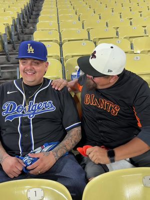 What an awesome game!! Carnal @ogcarnal Can’t wait for the dodgers Giants in SF. #BEATLA #fyp #parati #sfgiants #dodgers 
