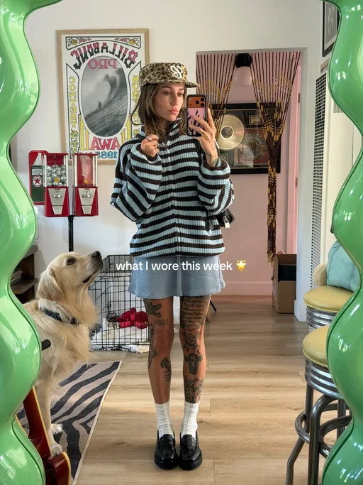 some funky colorful casual outfit inspo for yaaaaas! 🩵🥫🌶️🧈💥🍋🦋🐠🌷 #ootdinspo #recentoutfits #tomboystyle #tomboyfemme #styleinspo 