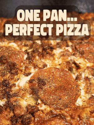 One bite of this Cast Iron pizza, and you'll never order delivery again!🍕