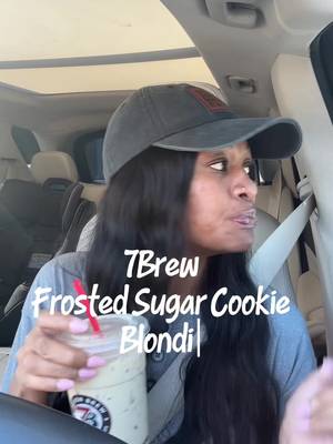 POV: trying a new @7Brew order and immediately adding it to the rotation 🤭☕️ Ice frosted sugar cookie Blondie • 3/4 sweet = chef’s kiss 💋 #7brew #7brewcoffee #coffee #coffeetok #coffeetiktok 