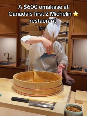 A $600 omakase experience at @sushimasakisaito - I can honestly say this was the best sushi experience OF MY LIFE! I am still dreaming about this meal and what an honor it was to witness and learn from 2 Michelin star Chef Masaki Saito - check out the documentary “Still Single” on @documentaryplus or comment SUSHI and I’ll send you a link to it! #sushi #omakase #sushimasakisaito #toronto
