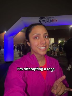Can I outrun a car? My first race since the 7 marathon challenge... @Wings for Life World Run @Red Bull USA @Demi Bagby @Omar Zaki 