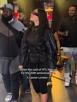 20 years later and the ATL reunion still got the city acting like Rashad just walked into Cascade 🍑 Lauren London, TI, Evan Ross and so many others were spotted at the 20th Anniversary event in Atlanta. . . #atl #laurenlondon #tip #atlanta #cascade 