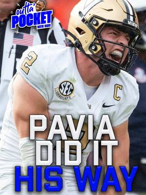 Diego Pavia bet on himself the entire way 🔥  Check out the new episode of Outta Pocket NOW  #cfb #nfl #fyp #viral #vanderbilt 