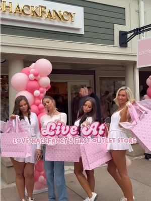 WE’RE LIVE🎀At LoveShackFancy’s FIRST OUTLET STORE at Woodbury Common🛍️💕We have the best prices & cutest clothes…let’s see what everyone’s getting!! We’re officially open, come shop with us💕💕 #woodburycommon #sale #loveshackfancy #ShoppingSpree #shoppinghaul 