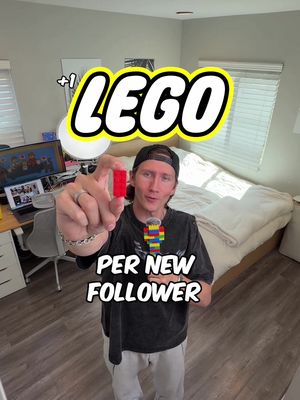 🧱DAY 2🧱 of covering my room with 1 LEGO per new follower!😳 TODAY WE GOT 91 FOLLOWERS! YUUUUUUHHH WELCOME Y'ALL!! Follow for DAY 3! #legoroom #lego